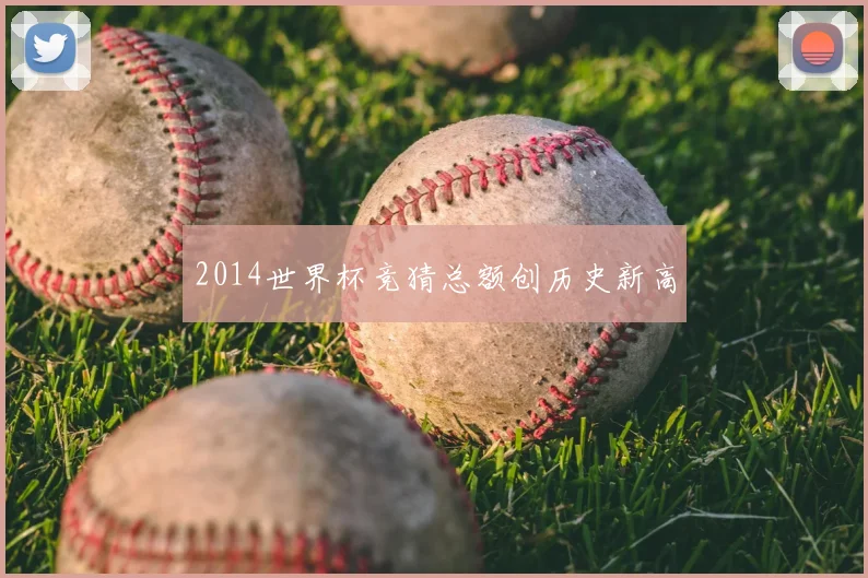 2014世界杯竞猜总额创历史新高